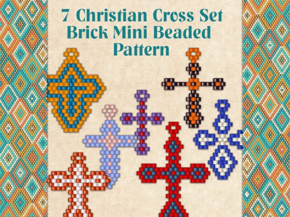 7 Christian Сross Set Beading Patterns