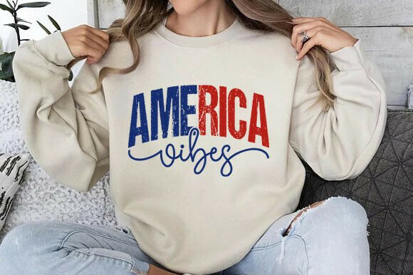 America Vibes SVG: 4th of July Graphics & T-Shirt Designs