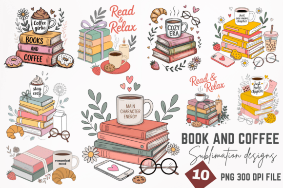 Book and Coffee Sublimation Designs Bund: A Designer's Review