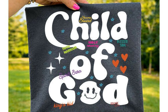 Child of God SVG & Bible Verse PNG Graphics