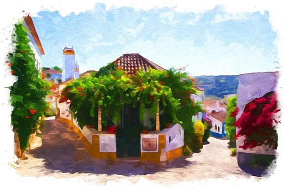 Óbidos Portugal Exquisite Watercolor: Illustrations Review