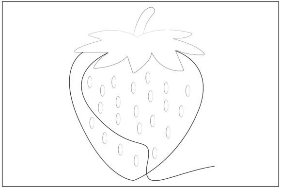 Strawberry Line Art: Graphics & Illustrations Review